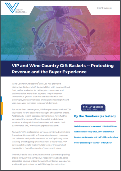 Wine Country Gift Baskets Case Study